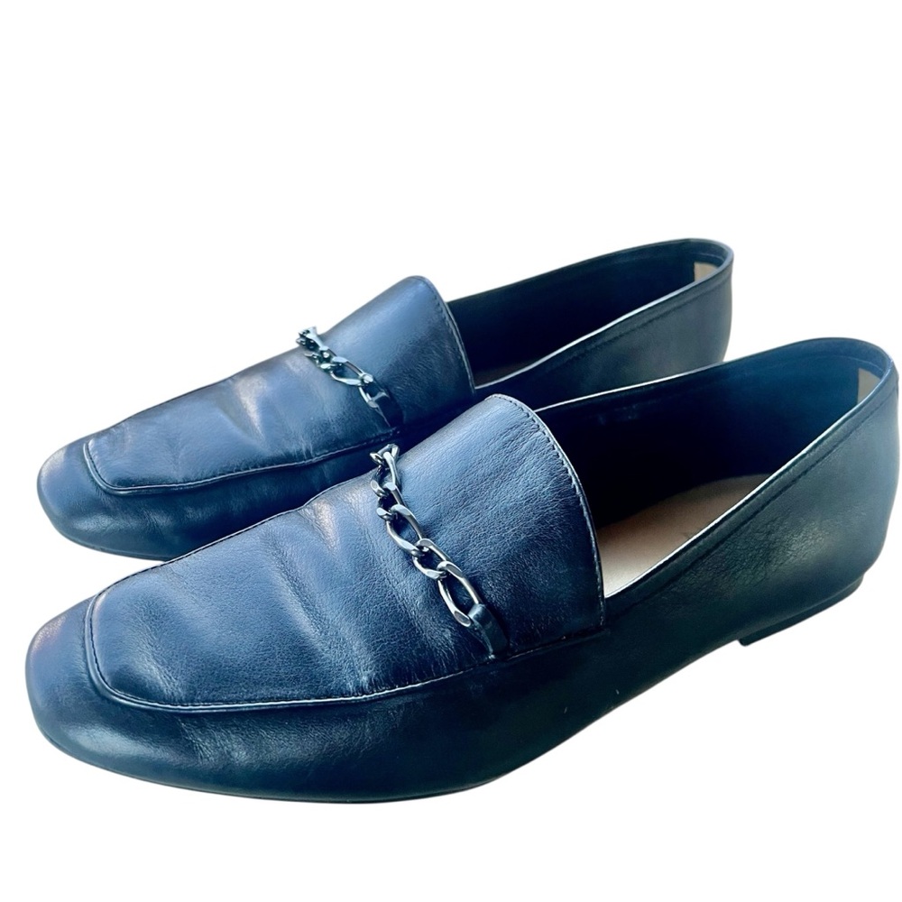 Naturalizer Black Leather Women’s Loafer Flats Size 7.5 M